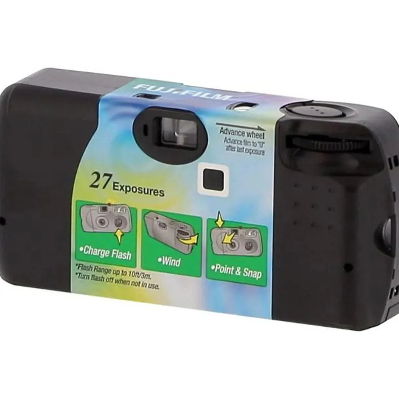 Fujifilm Quicksnap Flash wegwerpcamera - 27 foto's