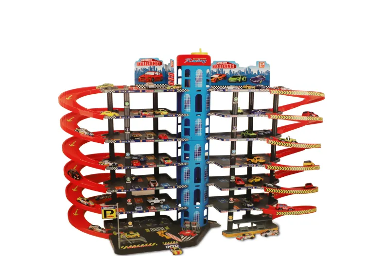 Grote parkeergarage incl 10 auto's