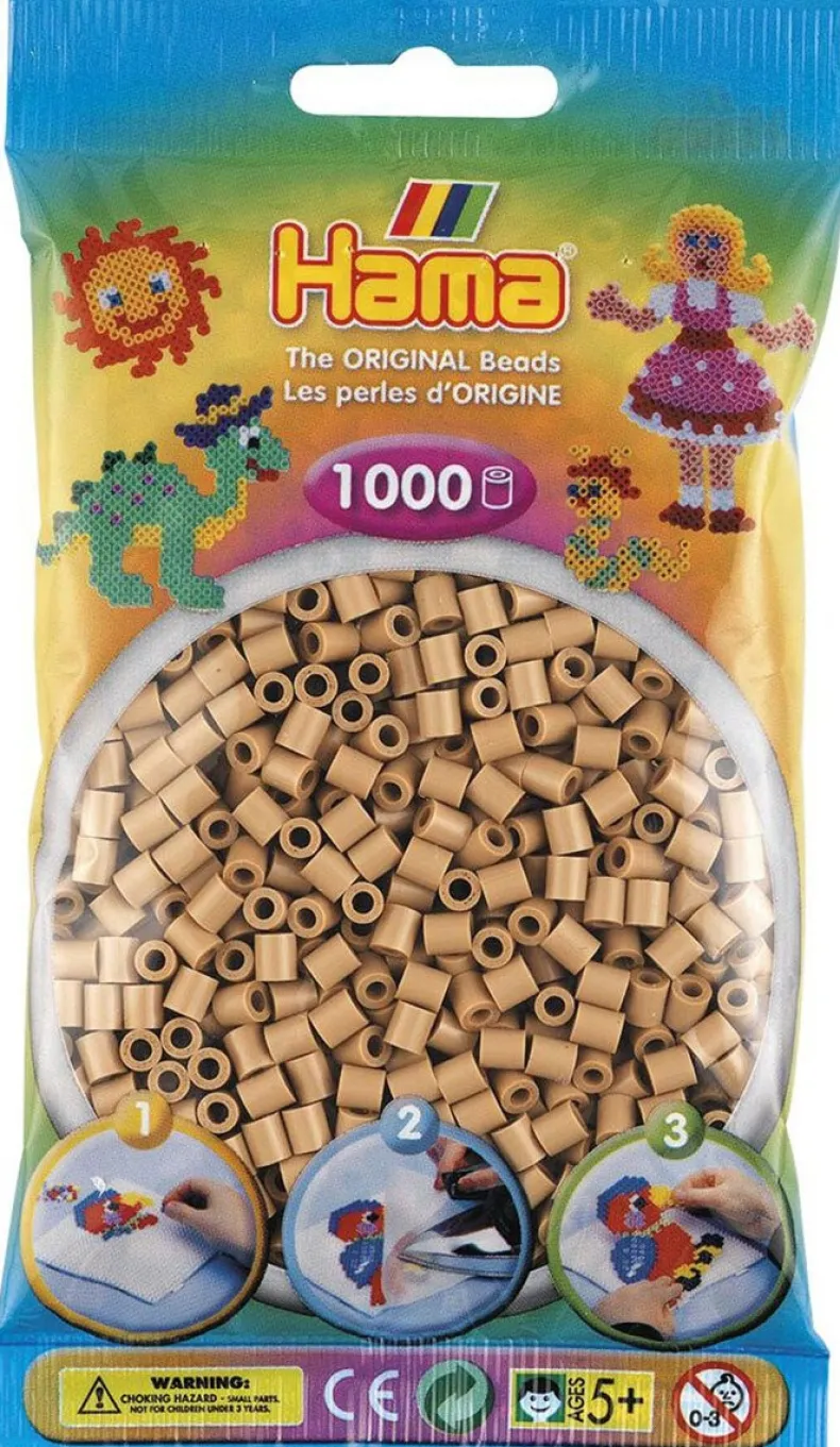 Hama 1000 strijkparels lichtbruin
