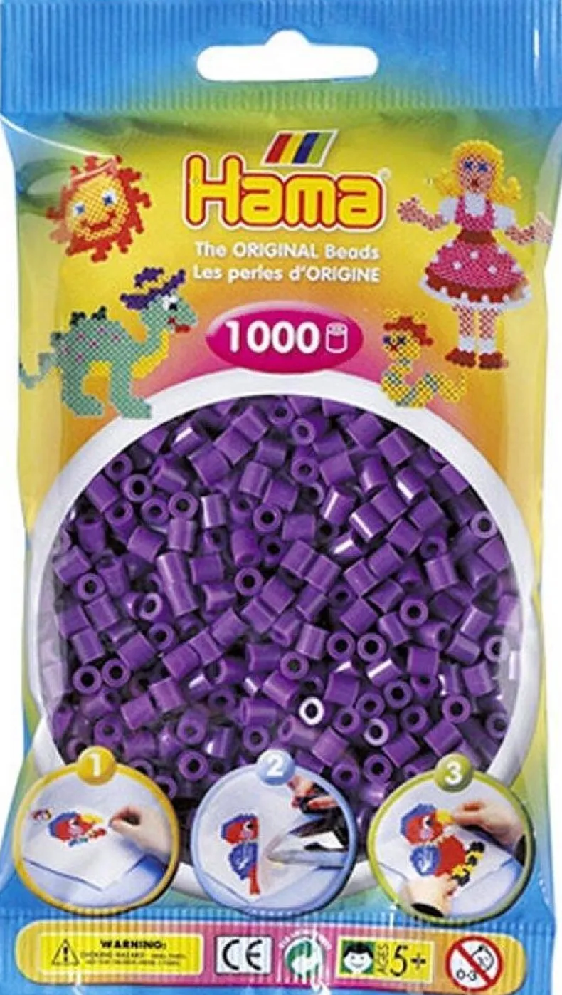 Hama 1000st strijkparels paars