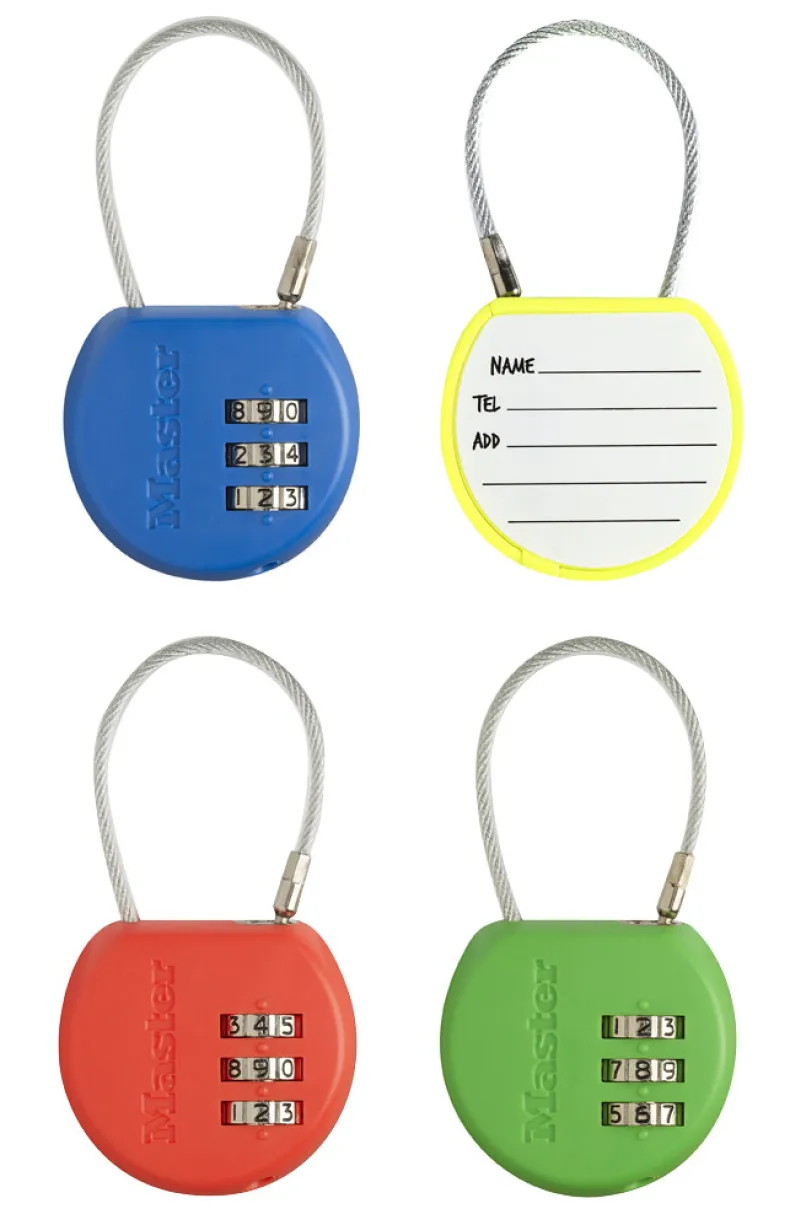 Hangslot 42 mm adreslabel