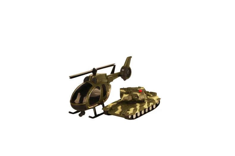 Helicopter en tank