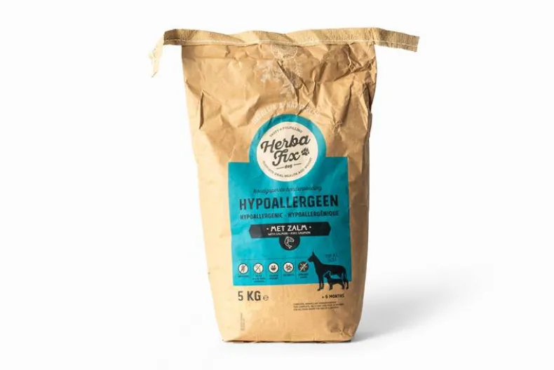 Herbafix Hypoallergene brokken Hondenvoeding met Zalm - Vanaf 6 maanden - 5kg