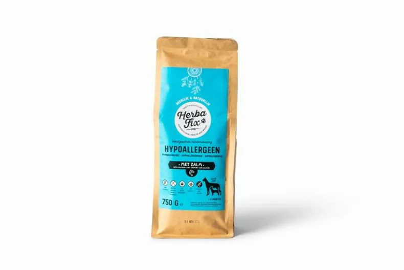 Herbafix Hypoallergene brokken Hondenvoeding met Zalm - Vanaf 6 maanden - 750g