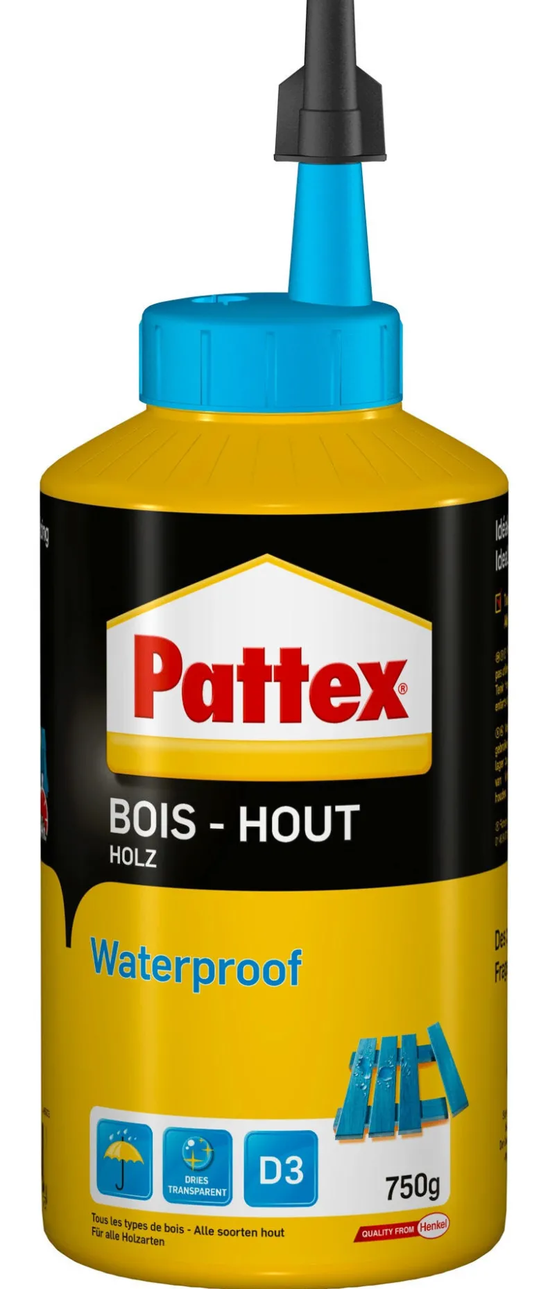 Houtlijm waterproof profix 300 750 g