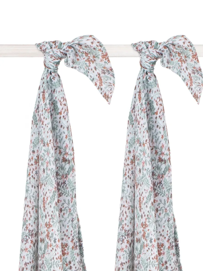 Hydrofiel multidoek Large 115 x 115 cm Bloom (2 stuks)