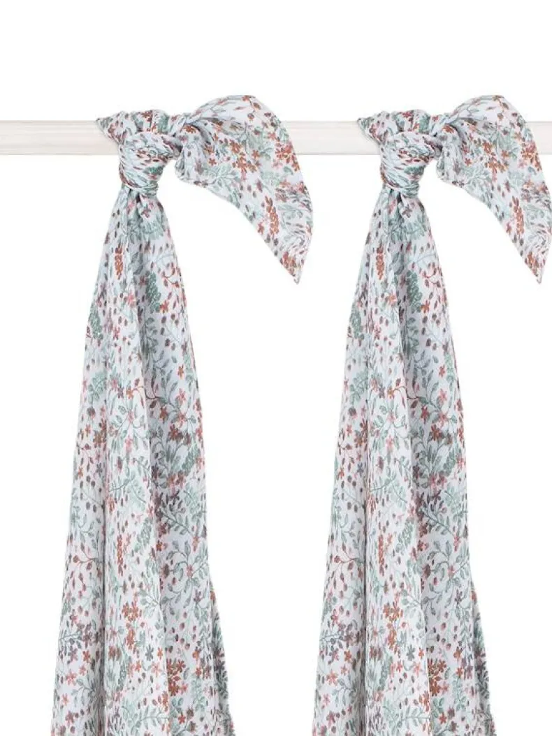 Hydrofiel multidoek Large 115 x 115 cm Bloom (2 stuks)