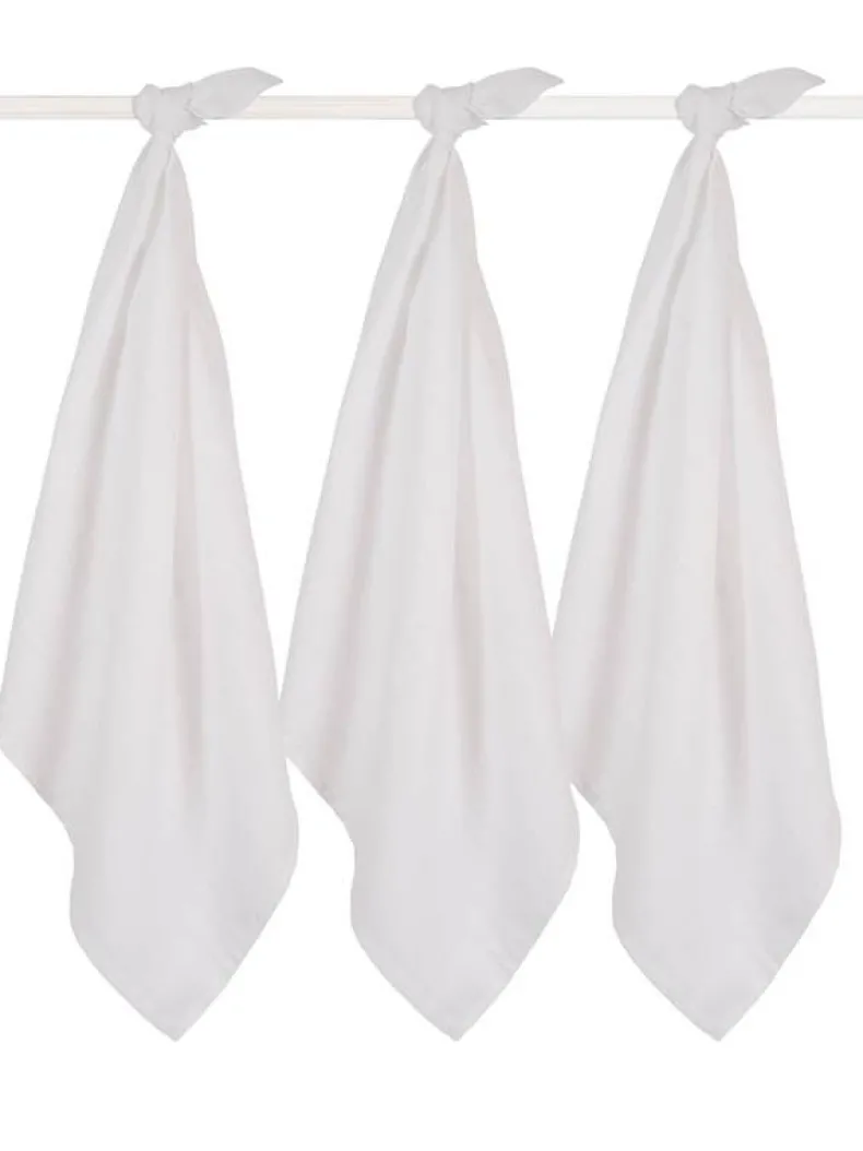 Hydrofiel multidoek Small 70 x 70 cm White (3 stuks)