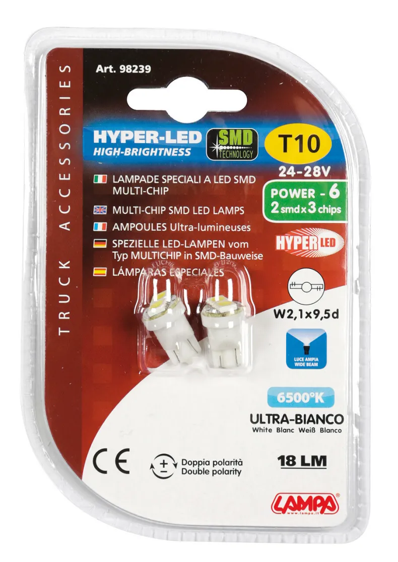 HYPER-LED T10 2 SMD