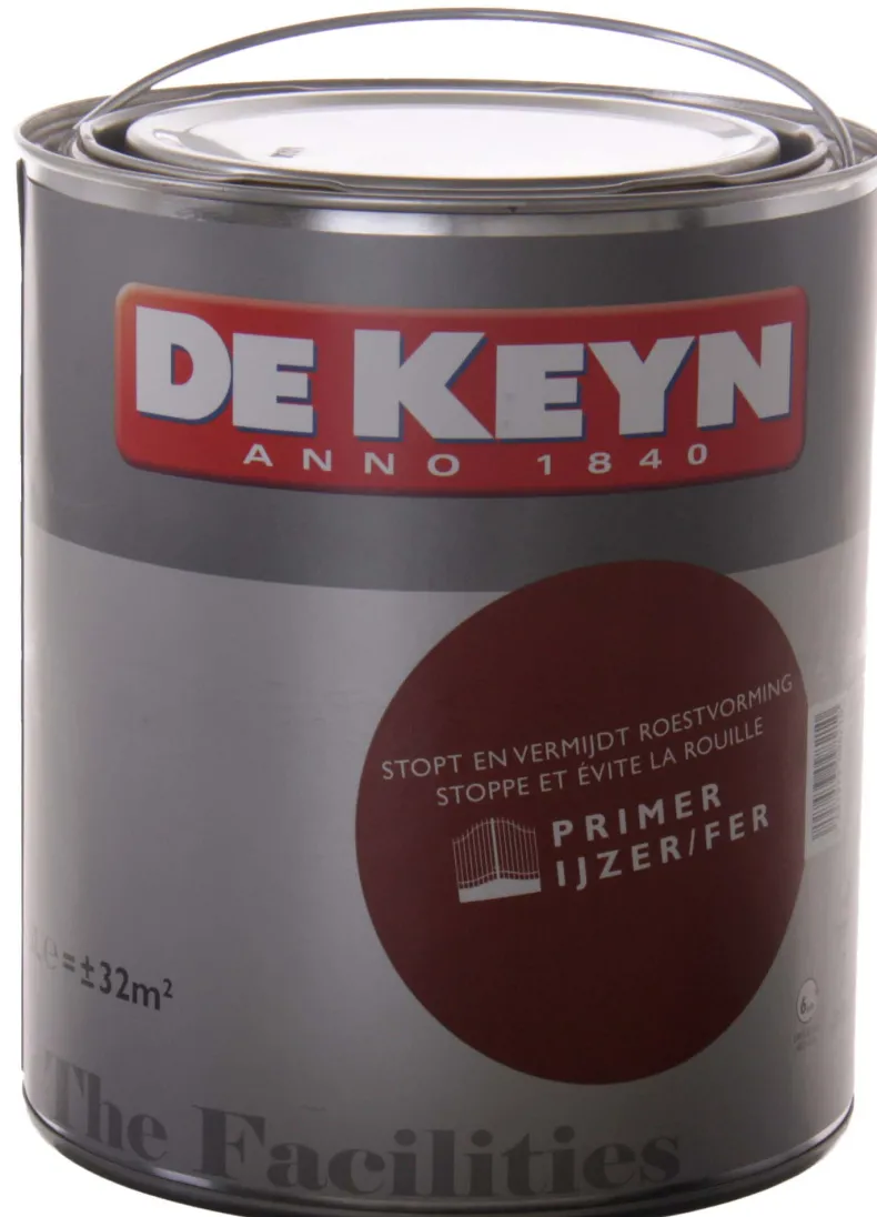 Ijzer primer bruin / rood 2,5 L