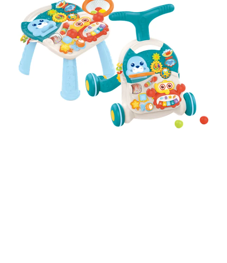 2-in-1 babyloper zeehond