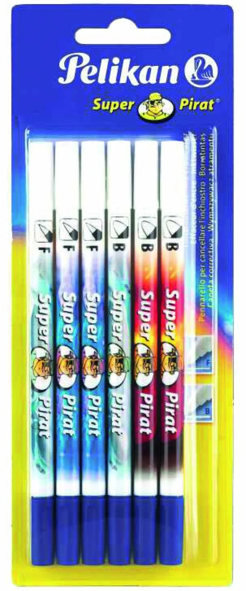 Inktuitwisser Super Pirat 6 stuks