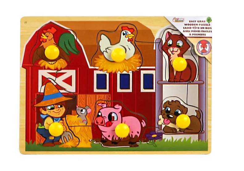 Inlegpuzzel kleine dieren