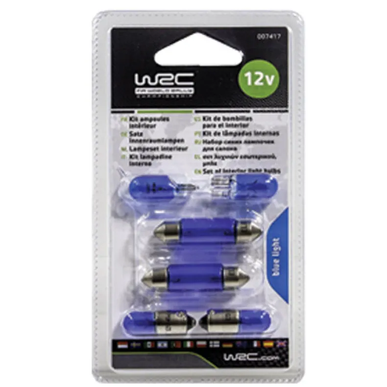 Interieur lampen Blauw - 6 stuks