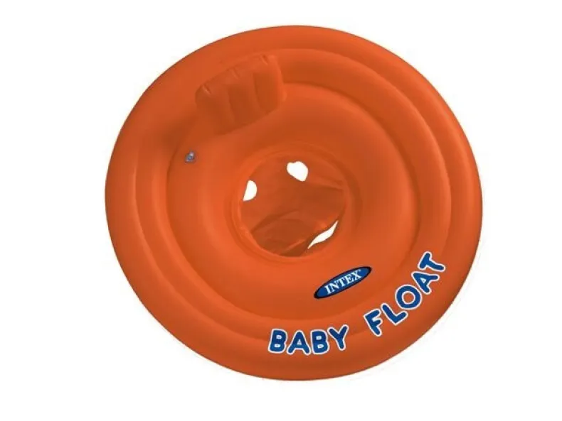 Intex Baby Float - Zwemband Baby - 76cm - 4 Luchtkamers - Rood