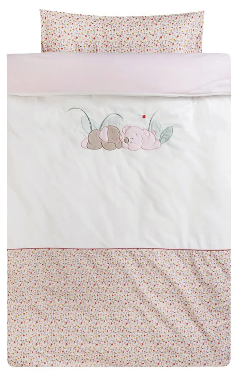 Iris & Lali Dekbedovertrek 100 x 140 cm met kussensloop 40 x 60 cm