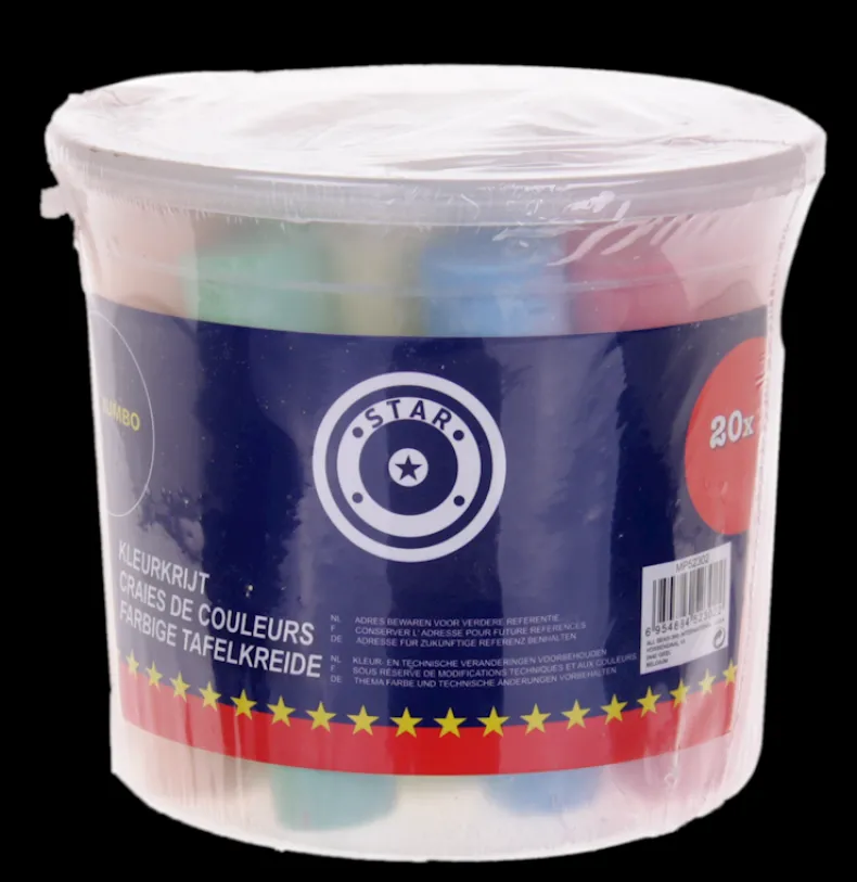 Jumbo kleurkrijt 20 stuks