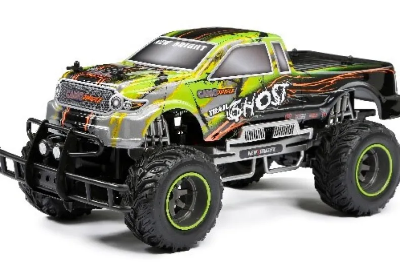 Jungle Monster truck groen met afstandsbediening