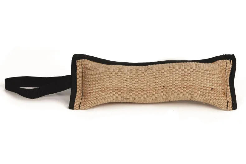 Jute dummy met handvat 30 x 5 cm