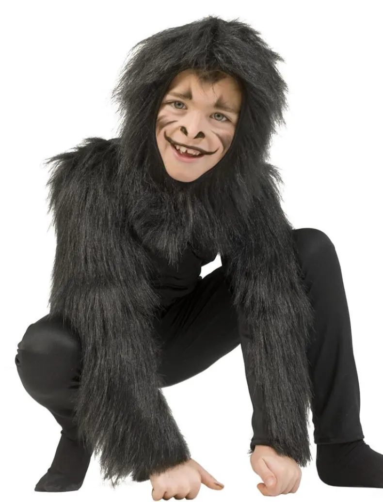 Verkleedpak Gorilla George - Maat 164