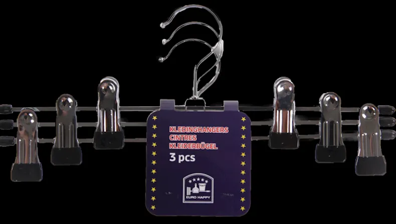 Kapstokken chroom voor rok 3 stuks