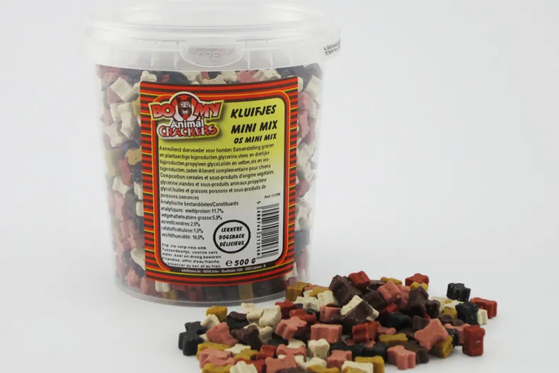 Kauwbotten mini mix 500 gr