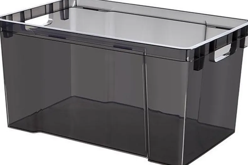 Keter Crownest Opbergbox Smokey Grijs - 58,7x39x30cm - 50L