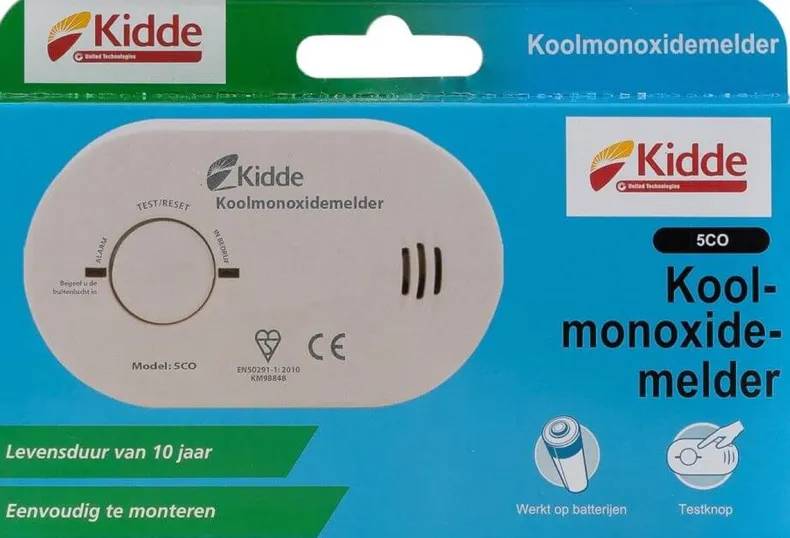 Kidde koolmonoxidemelder compact - 10 jaar sensor