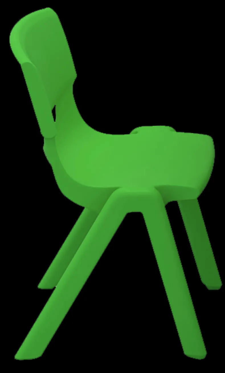 Kinderstoeltje 30 cm groen