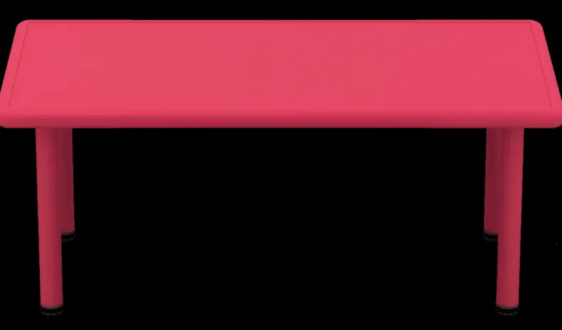 Kindertafel 122x61x56 cm rood