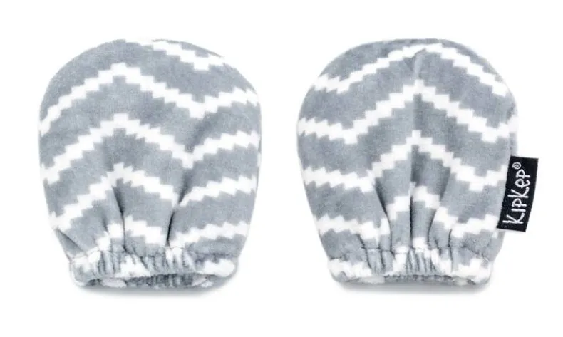 KipKep Anti-krab wantjes Silver Grey