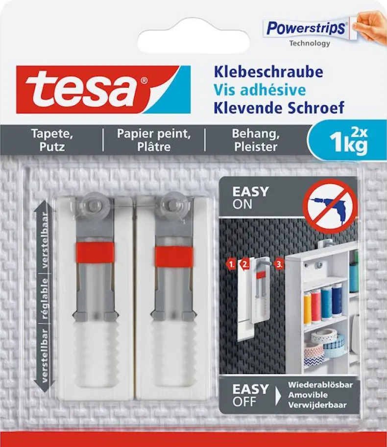 Klevende Schroef behang en pleisterwerk (2 stuks) 1 kg