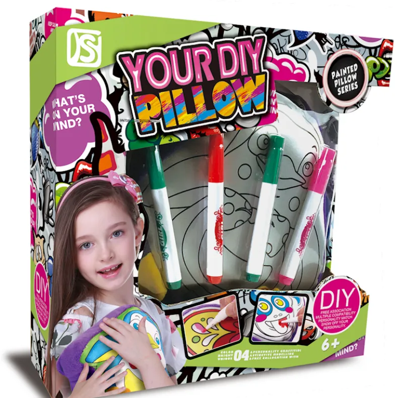 Knutselset pinguin kussen