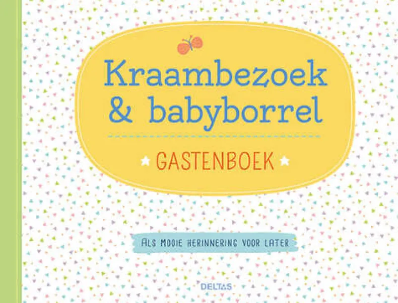 Kraambezoek & babyborrel gastenboek