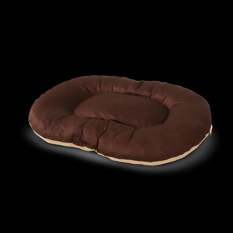 Kussen beige / bruin 60 x 45 x 7,5 cm