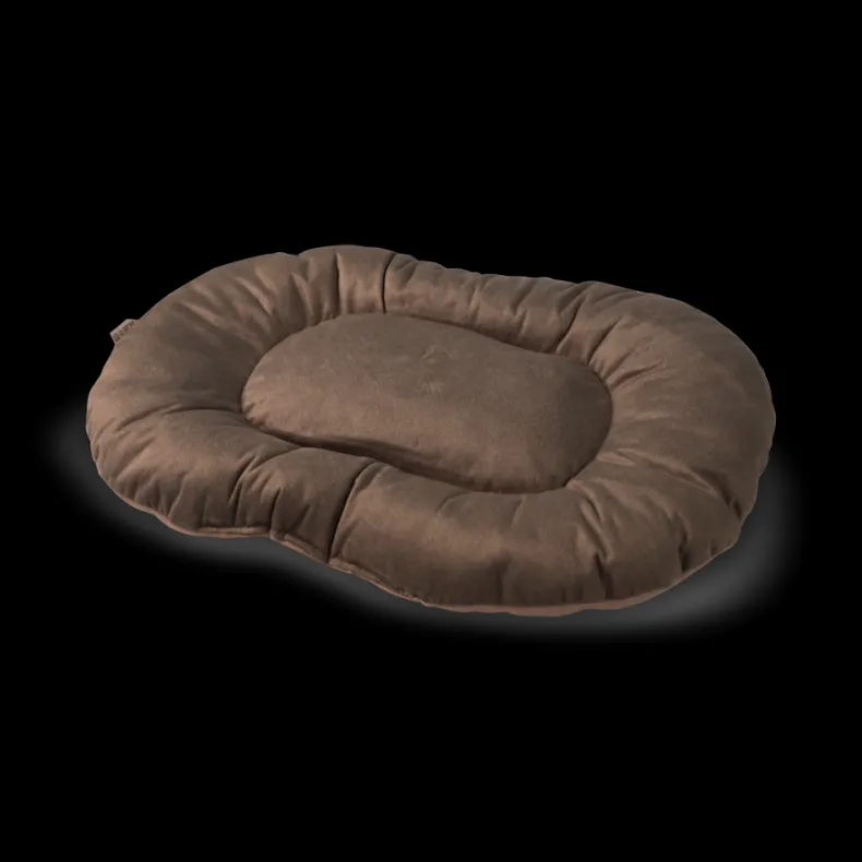 Kussen beige / grijs 50 x 35 x 6 cm