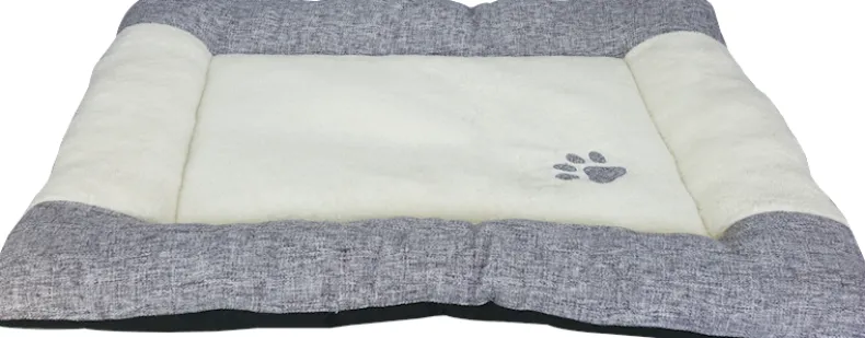 Kussen wit/grijs 92x57x5cm