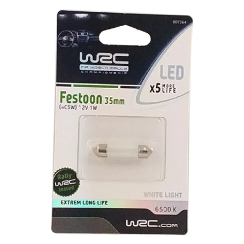 Lamp LED festoon 12V - 2 stuks