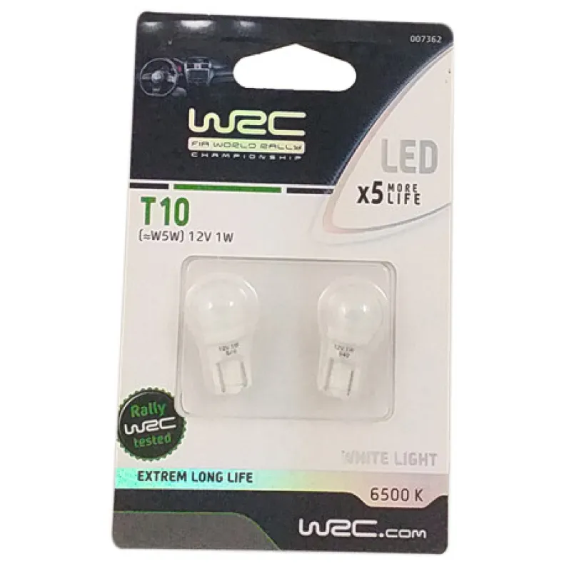 Lamp LED T10 12V - 2 stuks