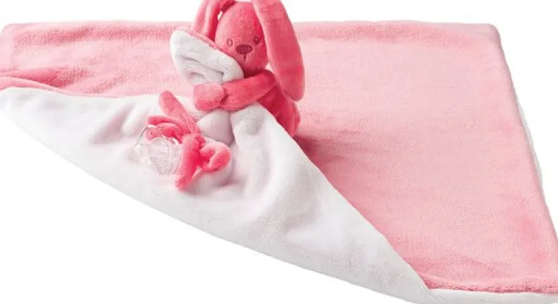 Lapidou Doudou Deken Koraal - Lichtroze