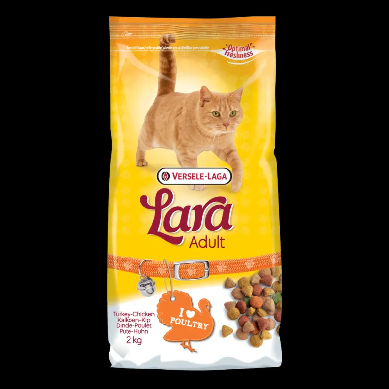 Lara kattenvoer Adult Kalkoen/Kip - 2kg