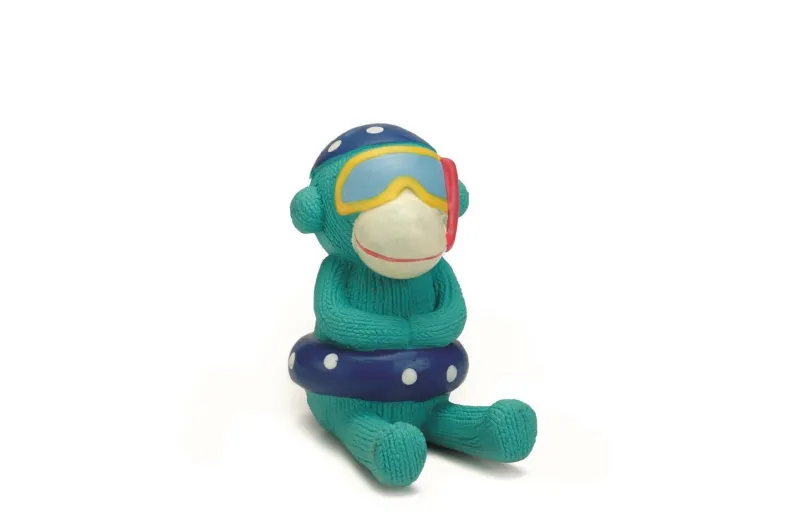 Latex hondenspeeltje swimpy blauw