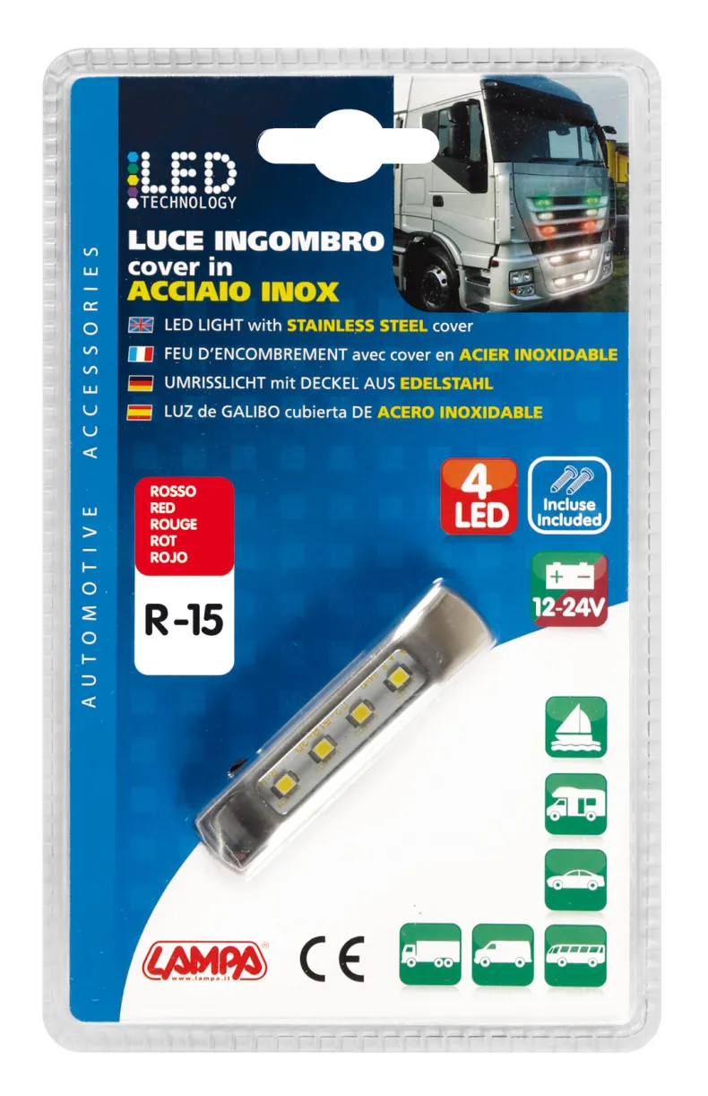 Led Contourlicht 12/24V Rood