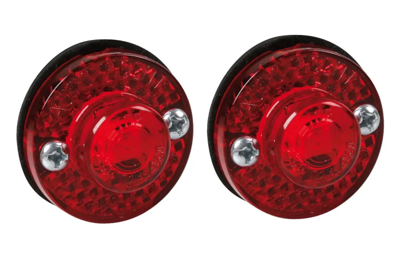 LED Licht 24V Rood - 2 Stuks