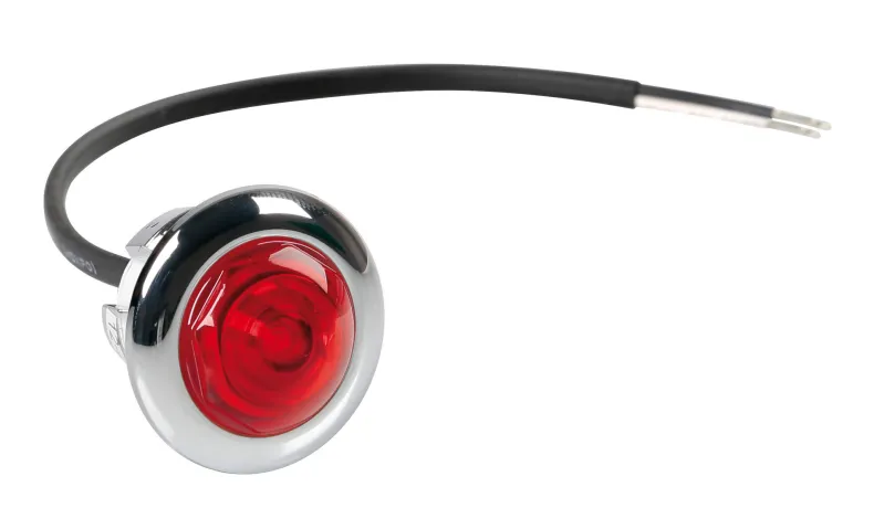 Led Verlichting R19 Rood Chromé