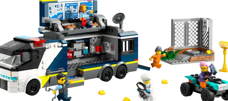 LEGO City 60418 Politielaboratorium in truck