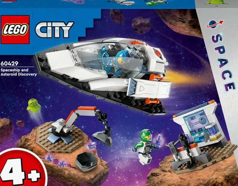 LEGO City 60429 Ruimteschip en ontdekking van asteroïde