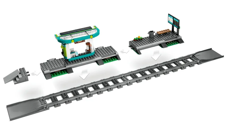 LEGO City 60423 Stadstram en station