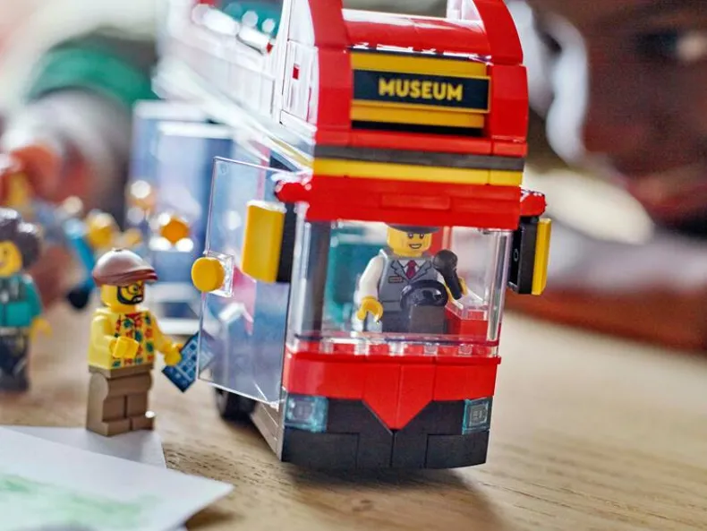 LEGO City 60407 Toeristische rode dubbeldekker