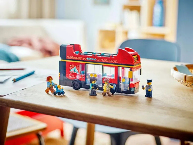 LEGO City 60407 Toeristische rode dubbeldekker